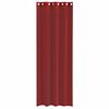 vidaXL Voile Curtains with Grommets 2 pcs Wine Red