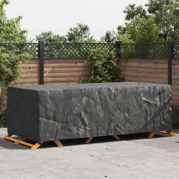 vidaXL Furniture Cover Plain Black 300 x 110 x 70 cm 210D