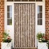 vidaXL Fly Curtain Beige and Light Brown 100x230 cm Chenille