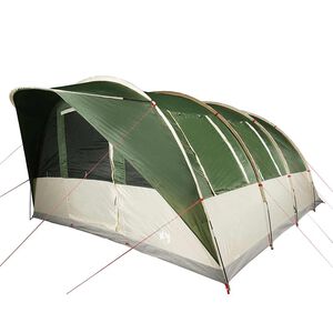 vidaXL Family Tent Tunnel 7-Person Green Waterproof