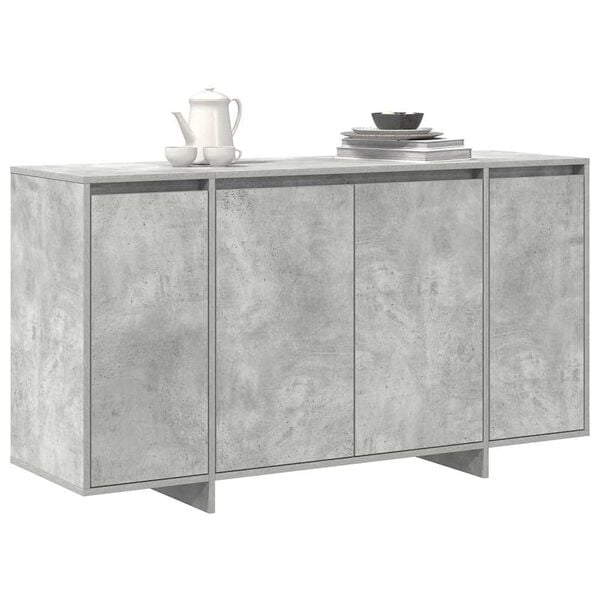 vidaXL Sideboard Concrete Grey 135 x 41 x 75 cm Engineered Wood