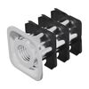 vidaXL Threaded Tube Insert 12 pcs Black and Silver Galvanised Steel