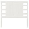 vidaXL Headboard White 81x4x100 cm Solid Wood Pine