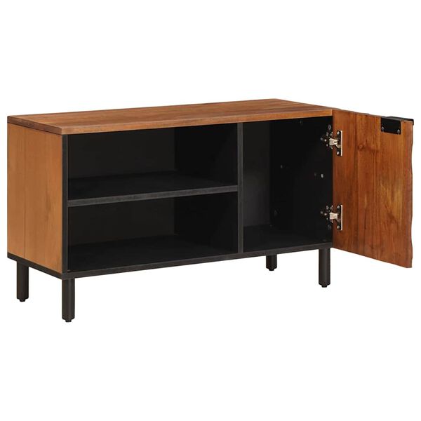 vidaXL TV Cabinet Acacia Brown Finish 80 x 33 x 46 cm Solid Mango Wood