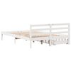 vidaXL Bed Frame without Mattress White 160x200 cm Solid Wood Pine