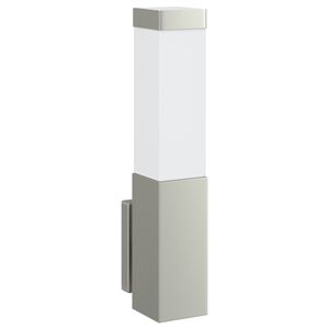 vidaXL Outdoor Wall Light Silver 10.5 x 6 x 35 cm Stainless steel