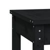 vidaXL 2-Seater Garden Bench Black 159.5x44x45 cm Solid Wood Pine