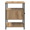 vidaXL Bedside Cabinet with Drawer 2 pcs Artisan Oak 40 x 42 x 56 cm