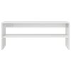 vidaXL TV Cabinet High Gloss White 100x40x40 cm Engineered Wood