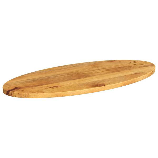 vidaXL Table Top 140x50x3.8 cm Oval Solid Wood Mango