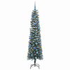 vidaXL Artificial Christmas Tree with 300 LEDs with Stand Green 180 cm