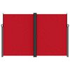 vidaXL Retractable Side Awning Red 220x1000 cm