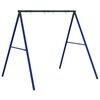 vidaXL Swing Frame for Outdoor with 4 Hanging Hooks Blue Steel