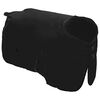vidaXL Horse Blanket Full Black 115 cm Polyester