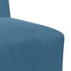 vidaXL Modular Sofa Unit Armless 3 pcs Blue 55 x 74 x 82 cm Velvet