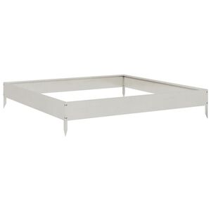 vidaXL Garden Raised Bed 100x100x18,5 cm Stainless Steel