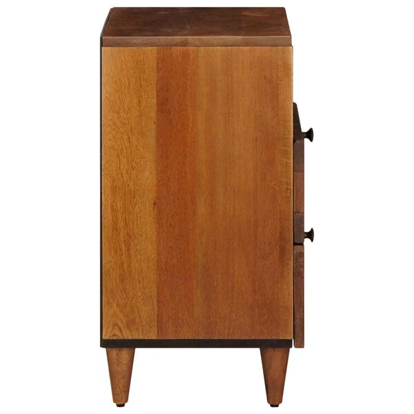 vidaXL Bedside Cabinet Brown 50 x 33 x 62 cm Solid Mango Wood