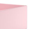vidaXL Bathroom Sink with Overflow Ceramic Matt Pink