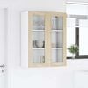 vidaXL Hanging Cabinet Sonoma Oak 80 x 31 x 100 cm Engineered Wood