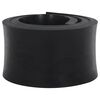 vidaXL Rubber Edge for Snow Plow Black 200x15x2 cm