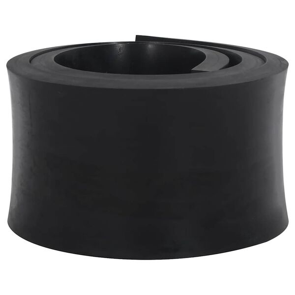 vidaXL Rubber Edge for Snow Plow Black 200x15x2 cm