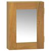 vidaXL Mirror Cabinet 30x10x40 cm Solid Wood Teak