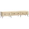 vidaXL TV Cabinet Sonoma Oak 147 x 34.5 x 30 cm Engineered Wood