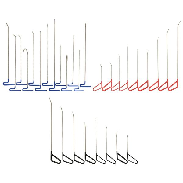 vidaXL 30 Piece Dent Repair Hook Rods Stainless Steel