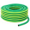 vidaXL Garden Hose 5-Ply Green and Yellow 12 mm PVC