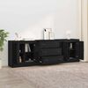 vidaXL Sideboards 3 pcs Black Oak 70 x 35.5 x 67.5 cm Engineered Wood