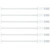 vidaXL Adjustable Window Safety Bar 6 pcs 710 -1200 mm Steel White