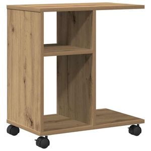 vidaXL Side Table Artisan oak 50 x 30 x 55 cm Engineered Wood