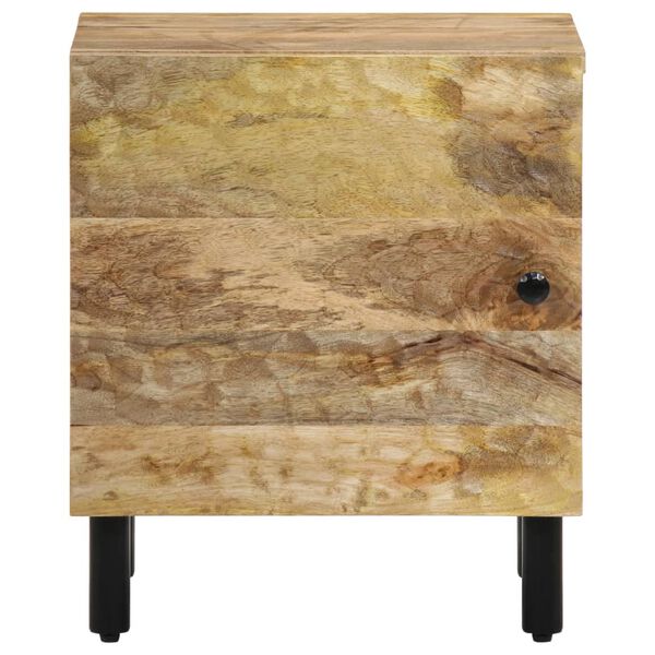 vidaXL Bedside Cabinet 40x33x46 cm Solid Wood Mango
