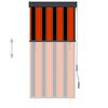 vidaXL Outdoor Roller Blind 80x250 cm Orange and Brown