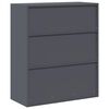 vidaXL Storage Cabinet Anthracite 90 x 40 x 105 cm Steel
