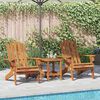 vidaXL Garden Adirondack Chairs 2 pcs Solid Wood Acacia