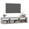 vidaXL TV Cabinet with LED Lights Grey Sonoma 195x35x40 cm