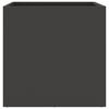 vidaXL Planters 2 pcs Black 42x40x39 cm Steel