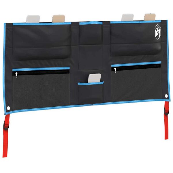 vidaXL Storage bag with Storage Black and Blue 98 x 47 cm Oxford