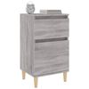 vidaXL Bedside Cabinets 2 pcs Grey Sonoma 40x35x70 cm