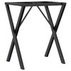 vidaXL Dining Table Legs X-Frame 50x40x73 cm Steel