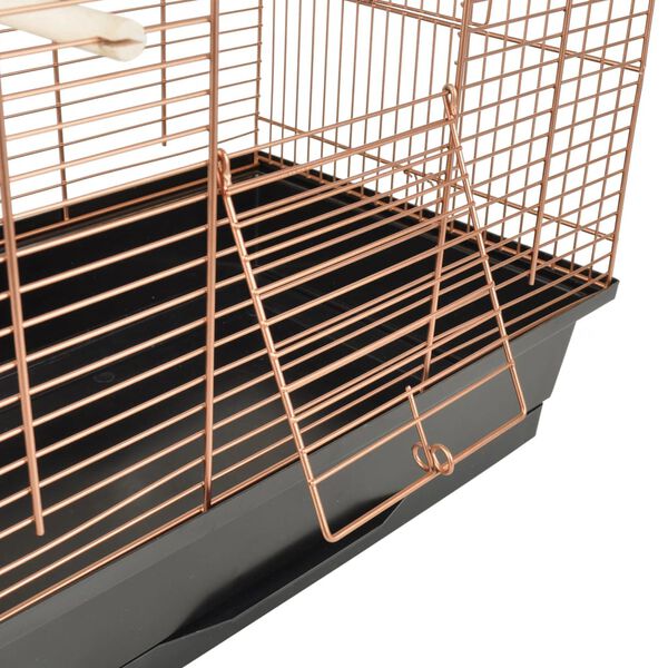 FLAMINGO Bird Cage Klara 2 Copper 45x28x62.5 cm