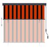 vidaXL Outdoor Roller Blind 160x250 cm Orange and Brown