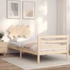 vidaXL Bed Frame without Mattress 100x200 cm Solid Wood