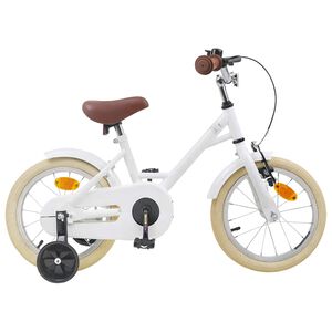 vidaXL Kids Bike 12 Inches for 2-4 Years Old White