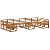vidaXL Outdoor Sofa Set 11 pcs Natural Solid Acacia Wood