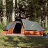 vidaXL Family Tent Dome 9-Person Orange Waterproof