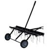 vidaXL Scarifier | Black | Steel | Large | Scarifier | Rectangular | Industrial