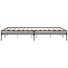 vidaXL Bed Frame without Mattress Grey Sonoma 135x190 cm Double