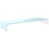 vidaXL TV Stand | Green | Tempered glass, plastic | 110 cm | Sleek | TV Stand